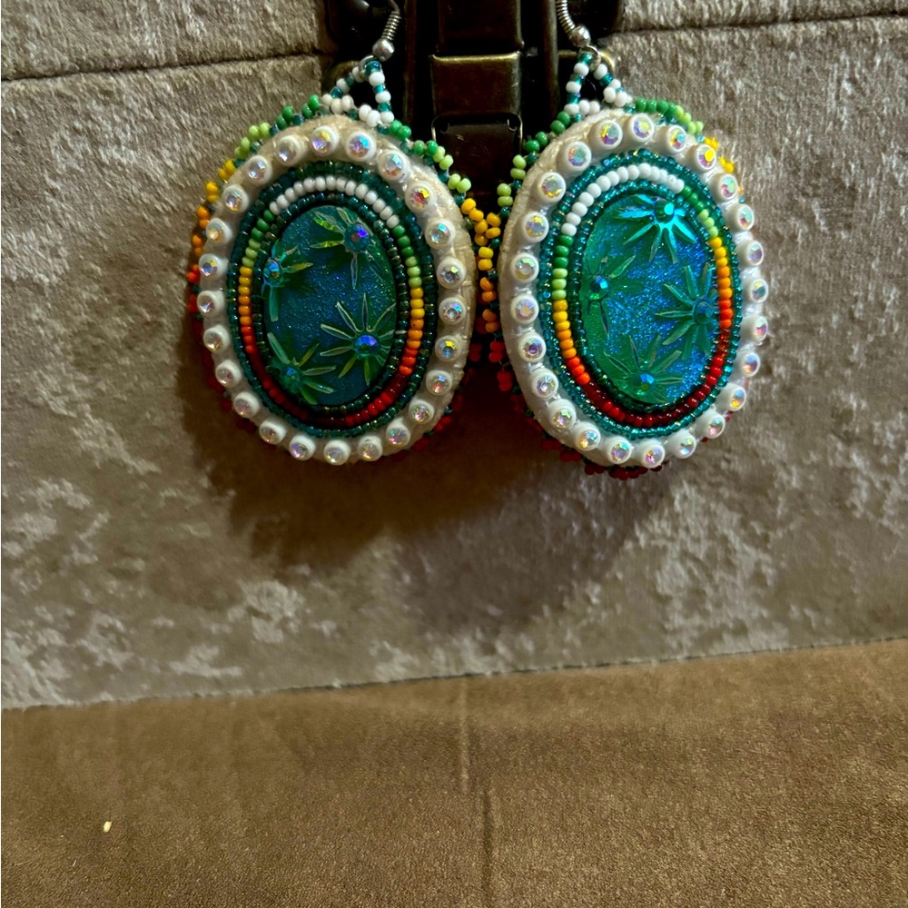 Native American beaded earrings